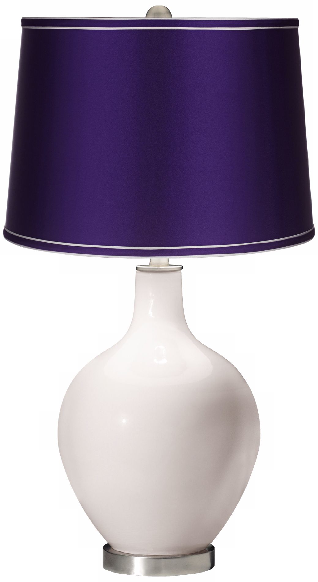 Smart White - Satin Purple Shade Ovo Table Lamp