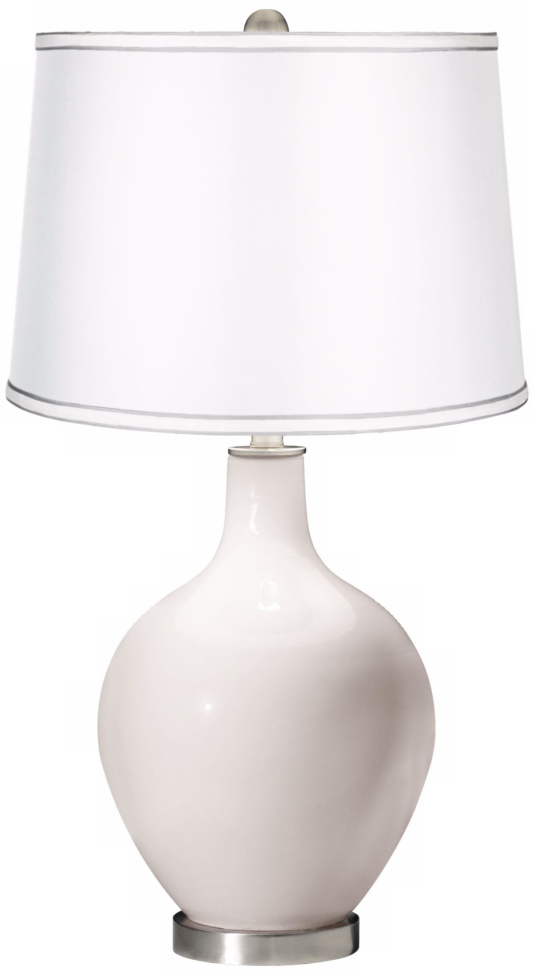 Smart White - Satin White Shade Ovo Table Lamp