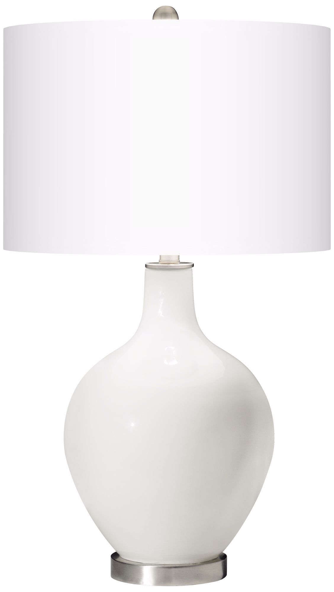 Winter White Ovo Table Lamp