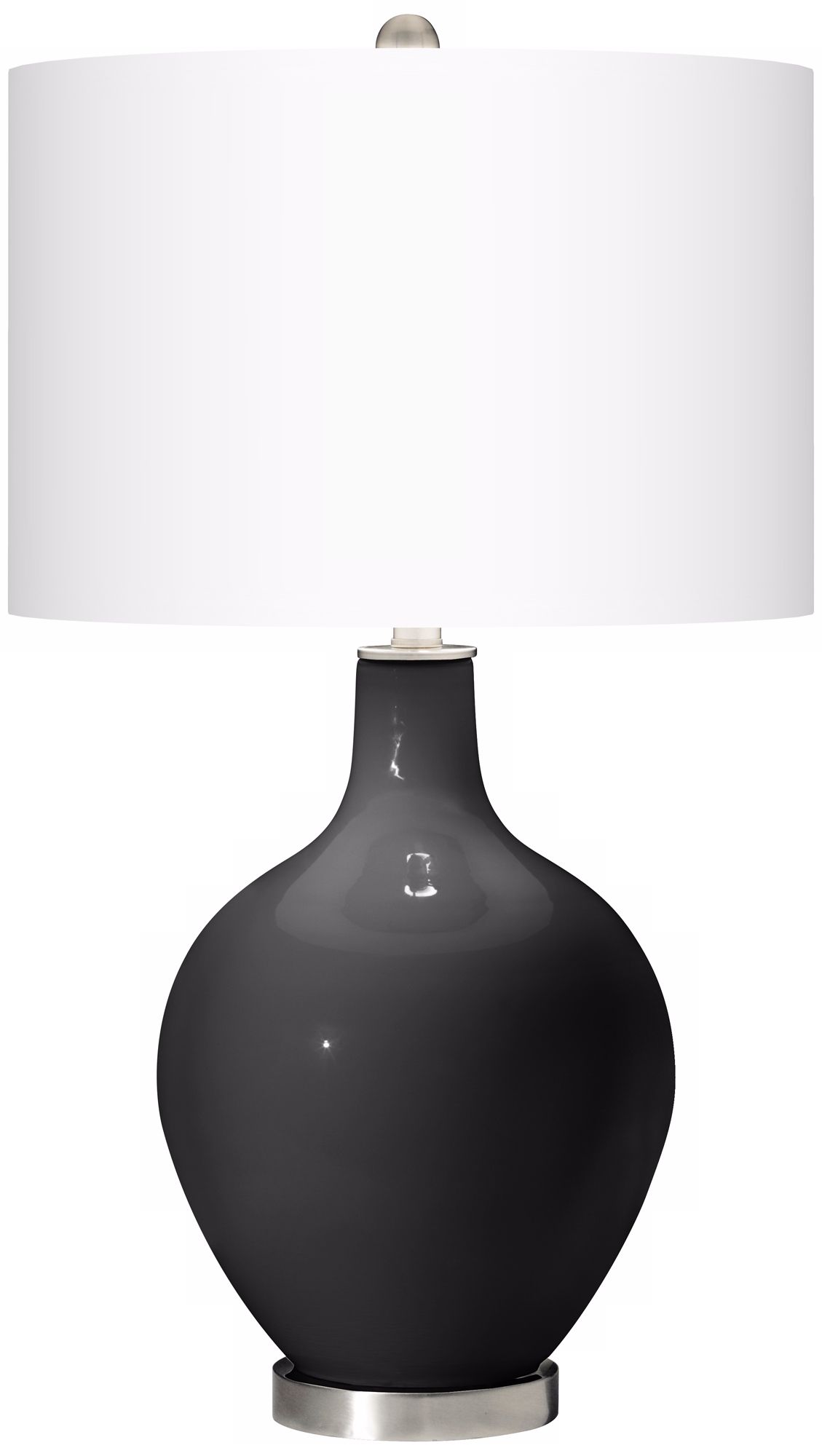 Tricorn Black Ovo Table Lamp