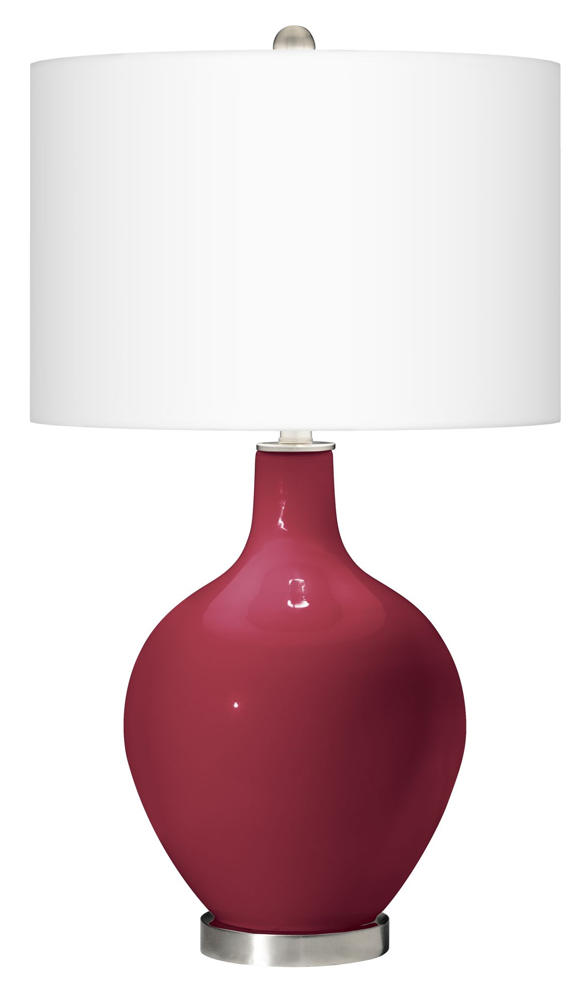 Antique Red Ovo Table Lamp