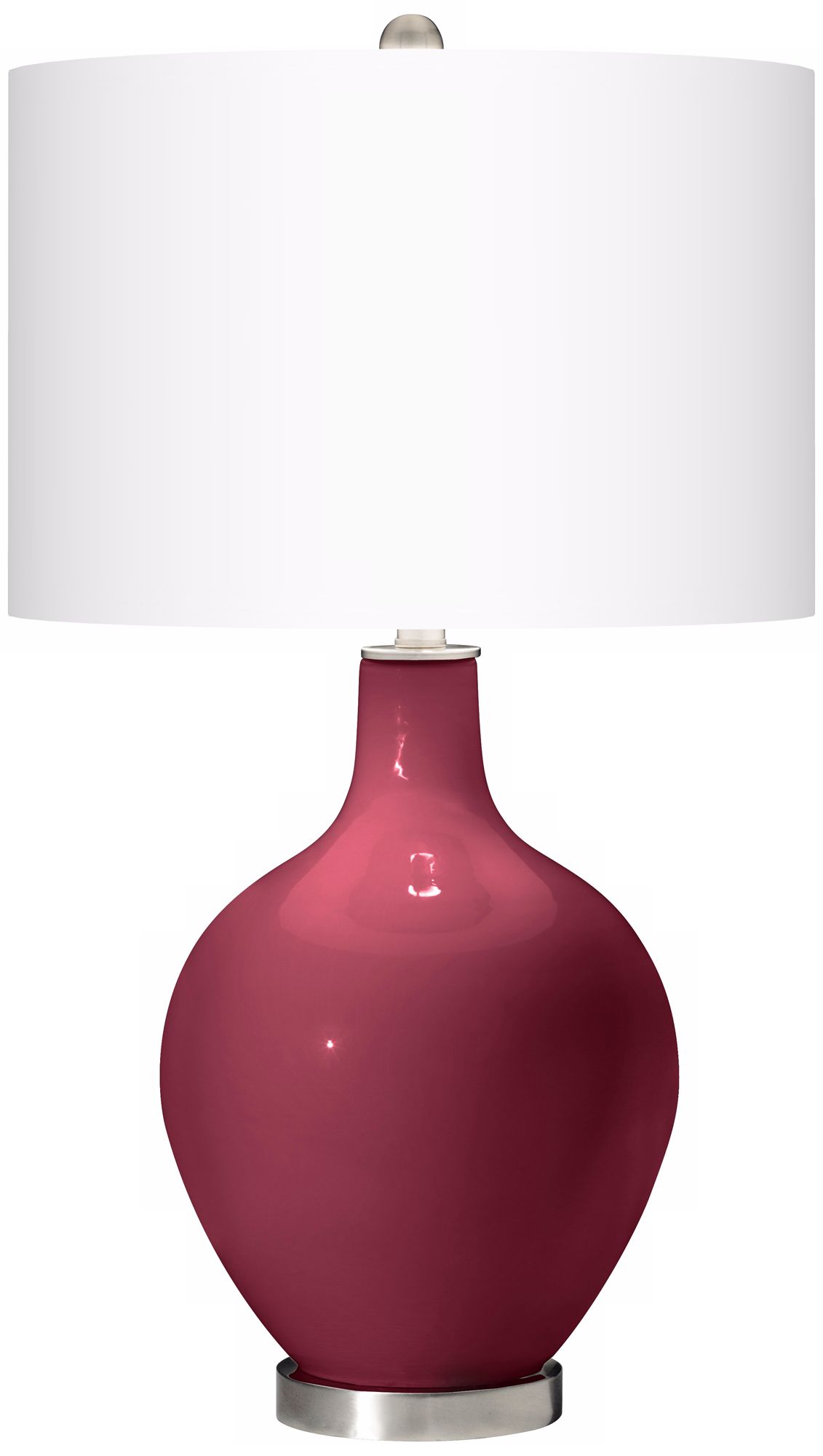 Dark Plum Ovo Table Lamp