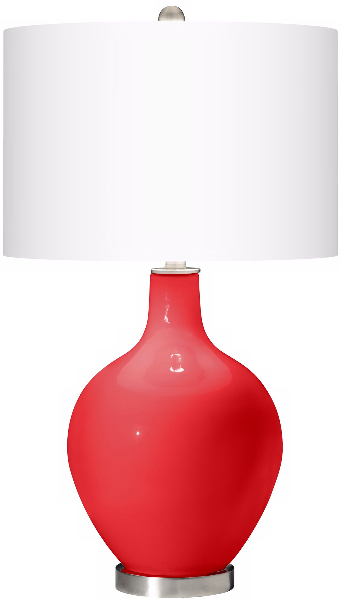 Poppy Red Ovo Table Lamp