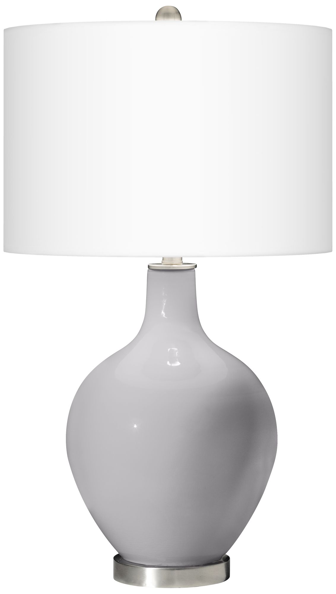 Swanky Gray Ovo Table Lamp