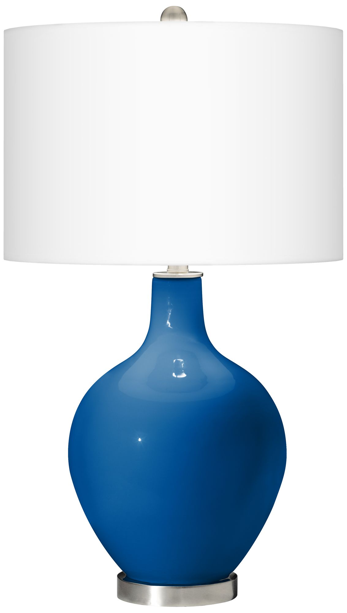 Hyper Blue Ovo Table Lamp