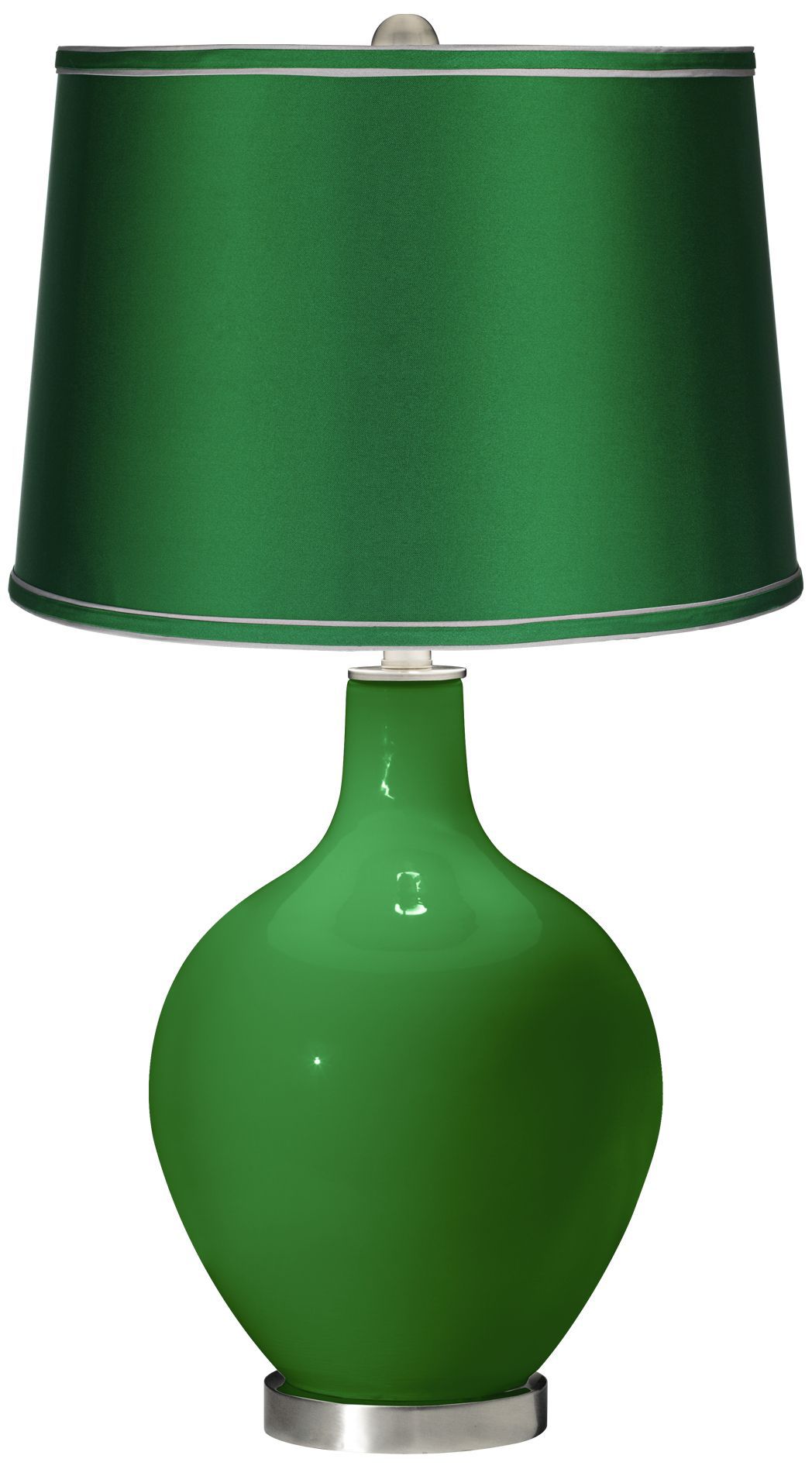Envy - Satin Emerald Shade Ovo Table Lamp