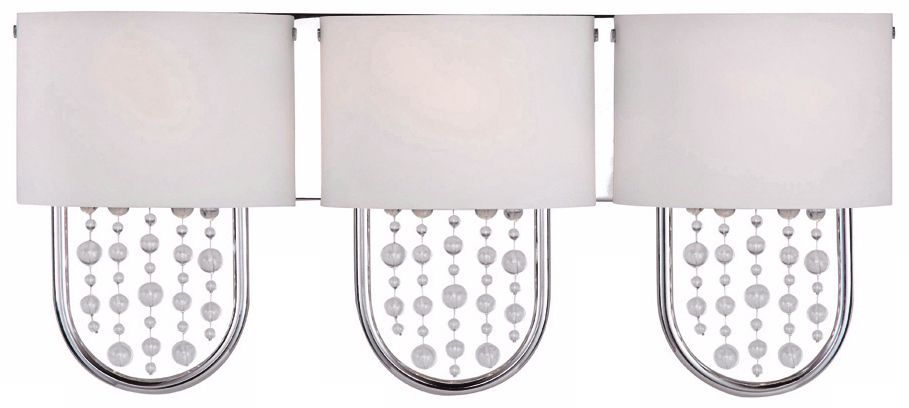 Celesse Collection 25 1/2" Wide Polished Chrome Bath Light
