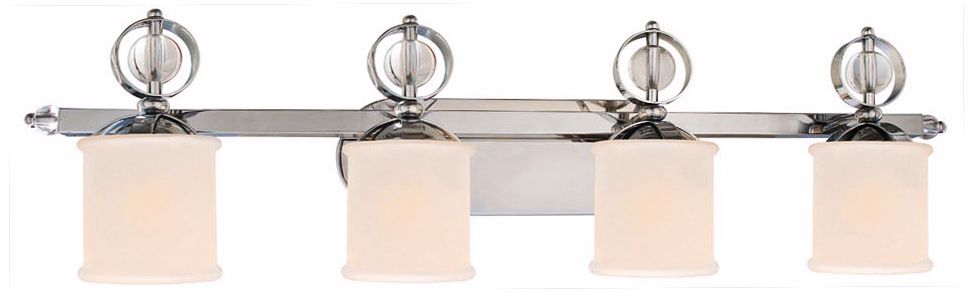 Cerchi Collection 4-Light 40 1/2" Wide Chrome Bath Light