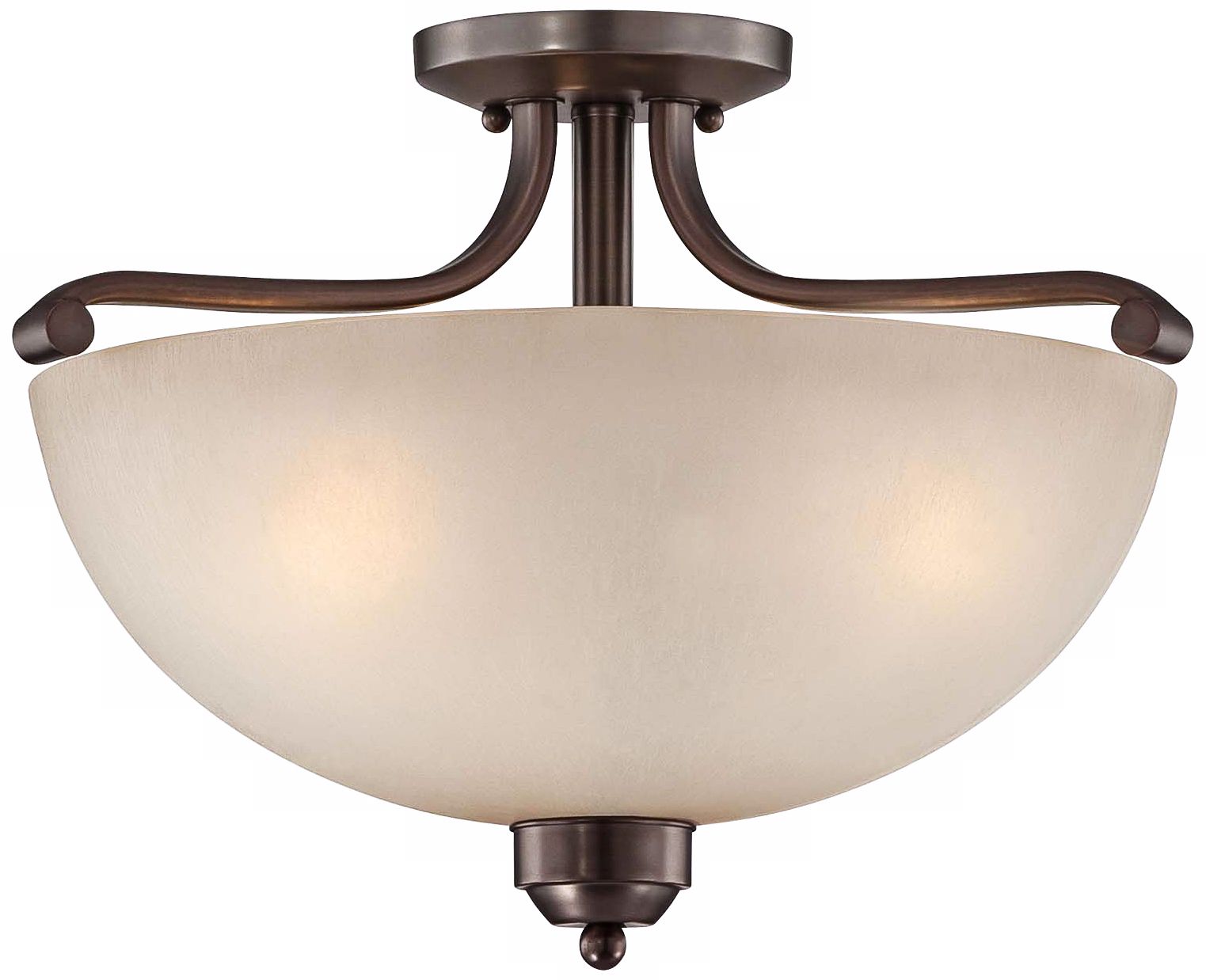 Paradox Bronze 17" Wide Ceiling Light Fixture