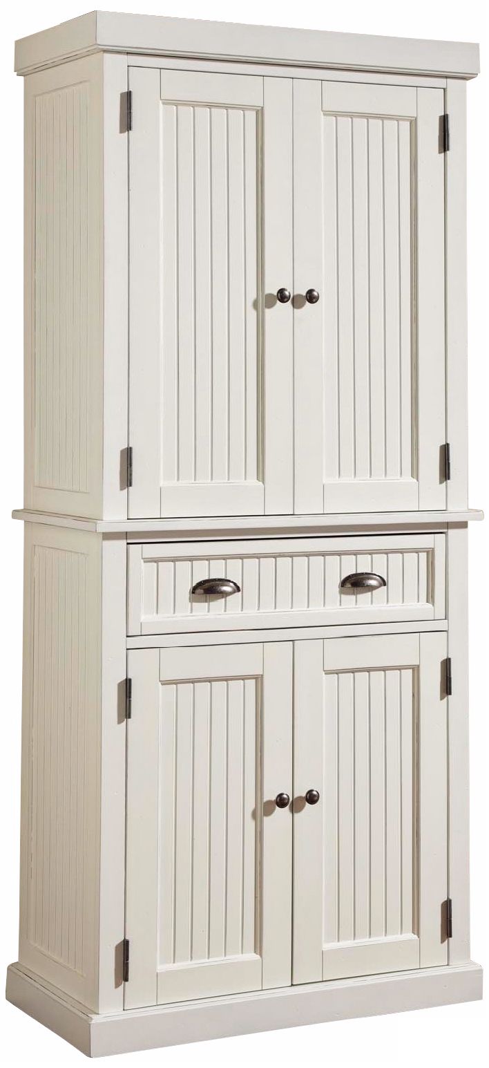 Nantucket Distressed White Pantry