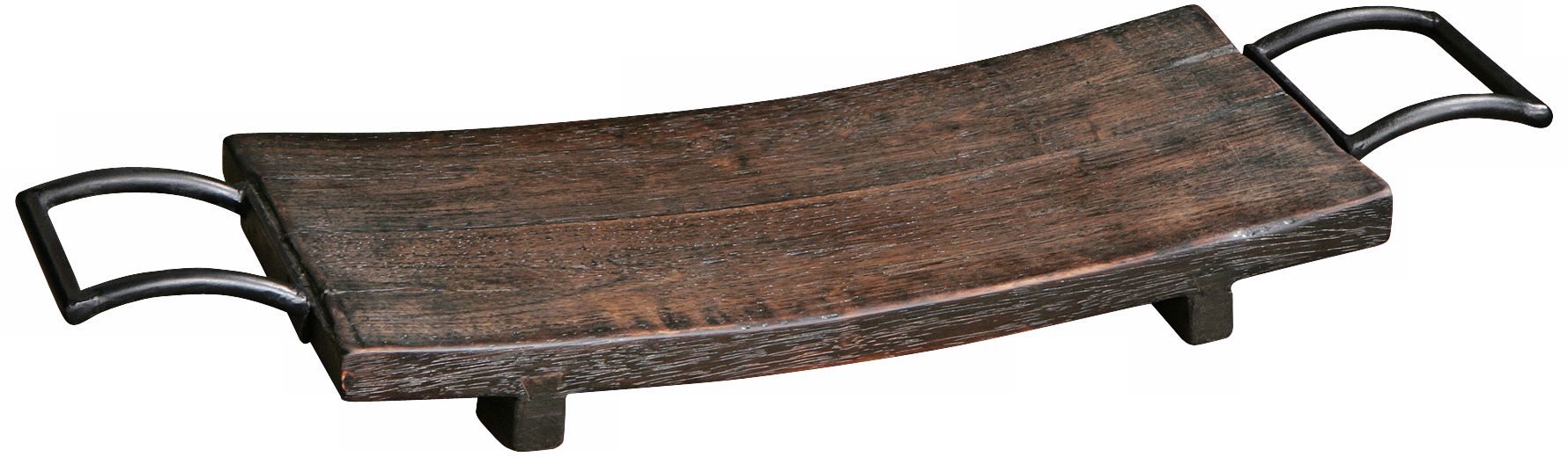 Uttermost Madoc Dark Walnut Wood Tray