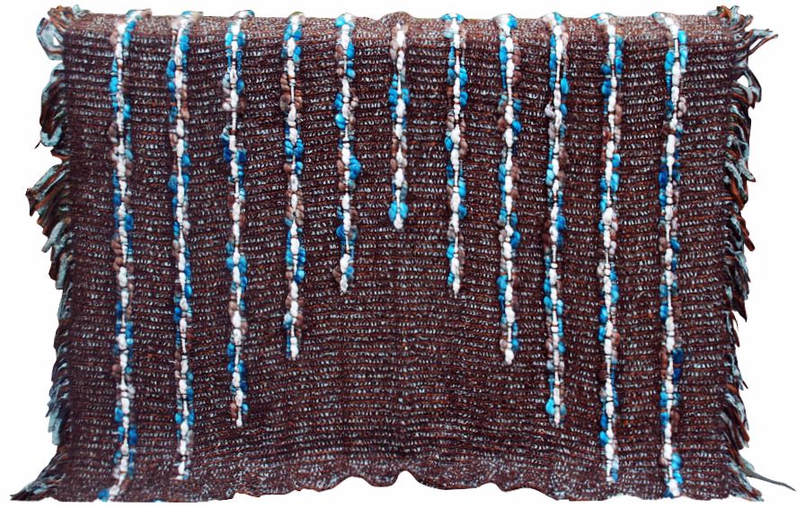Kona Brown Decorative Wool Throw Blanket