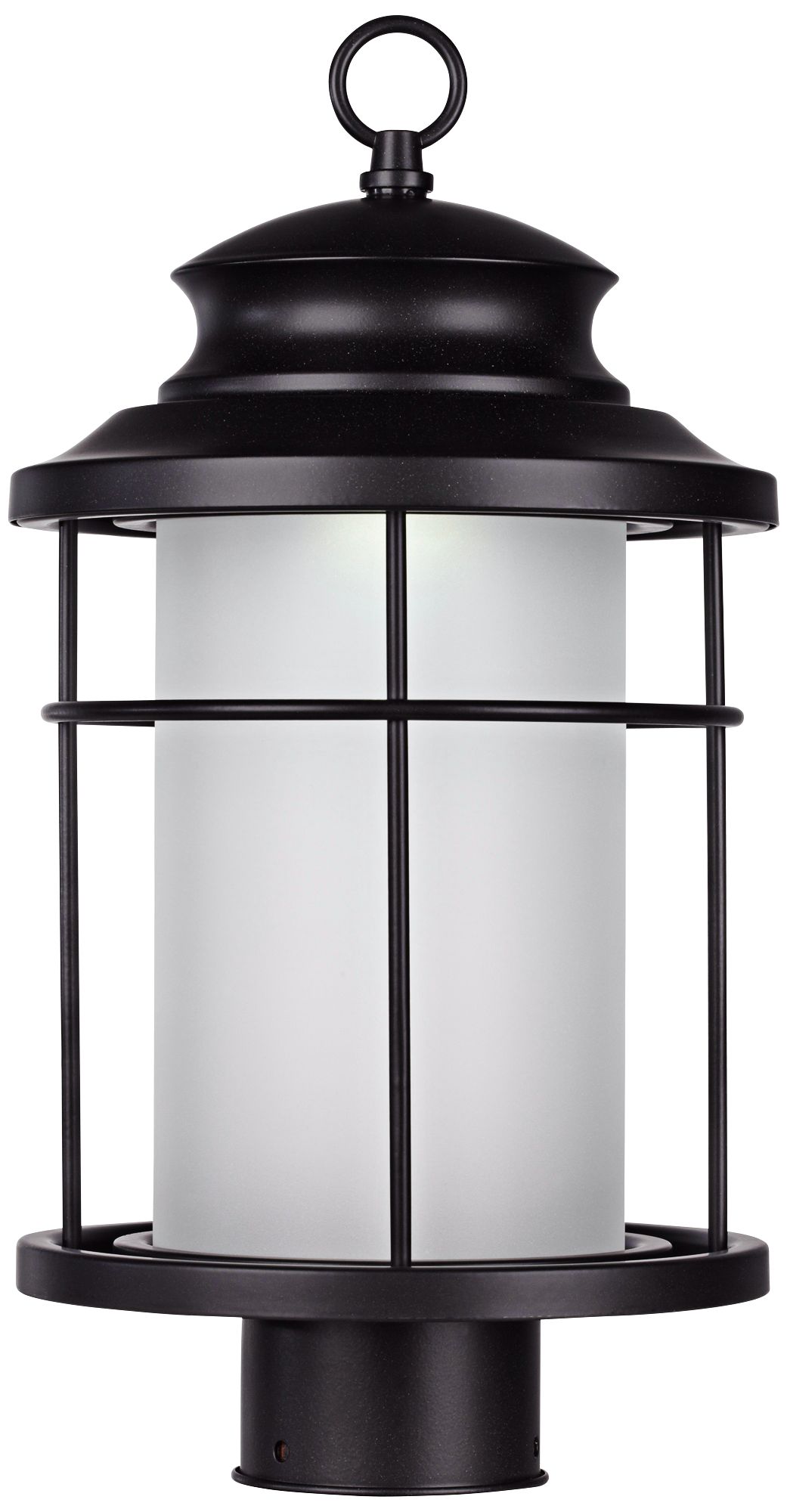 Warburton 16 1/2" High Black LED Outdoor Post Light