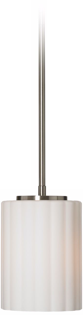 Traverse 9" High Etched Opal Mini Pendant Light
