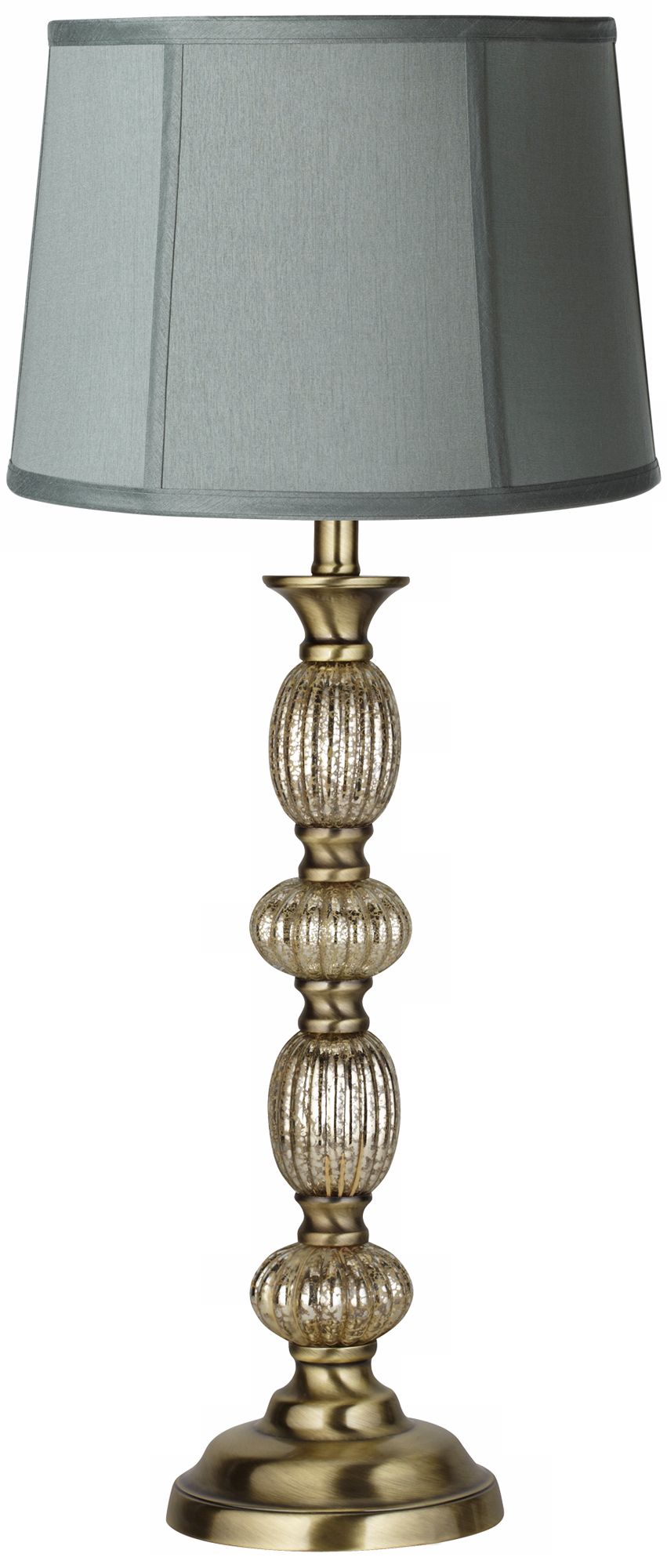 Spa Blue Shade Shade Mercury Glass Table Lamp