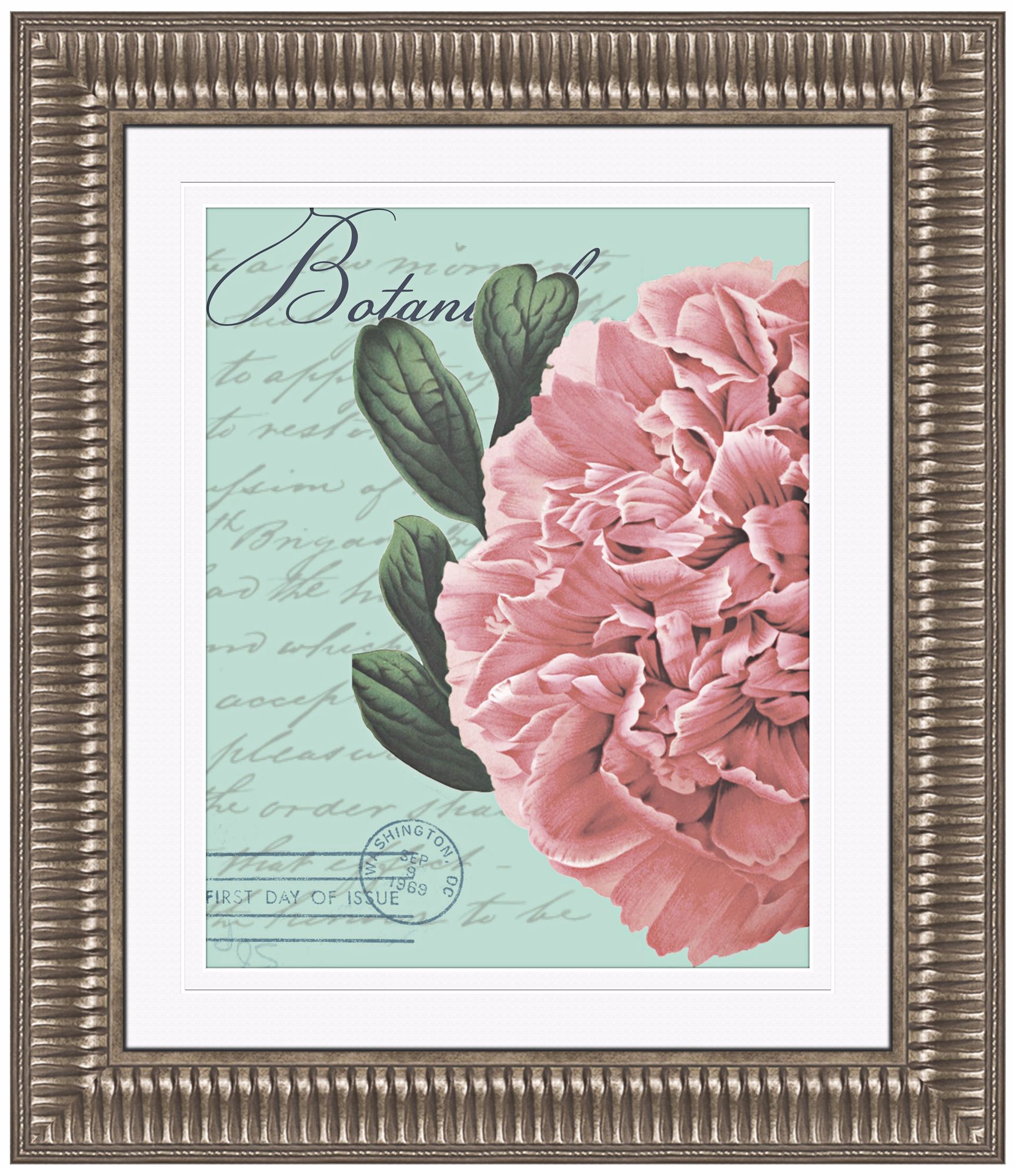 Botanical Flower I 29 1/4" High Framed Wall Art