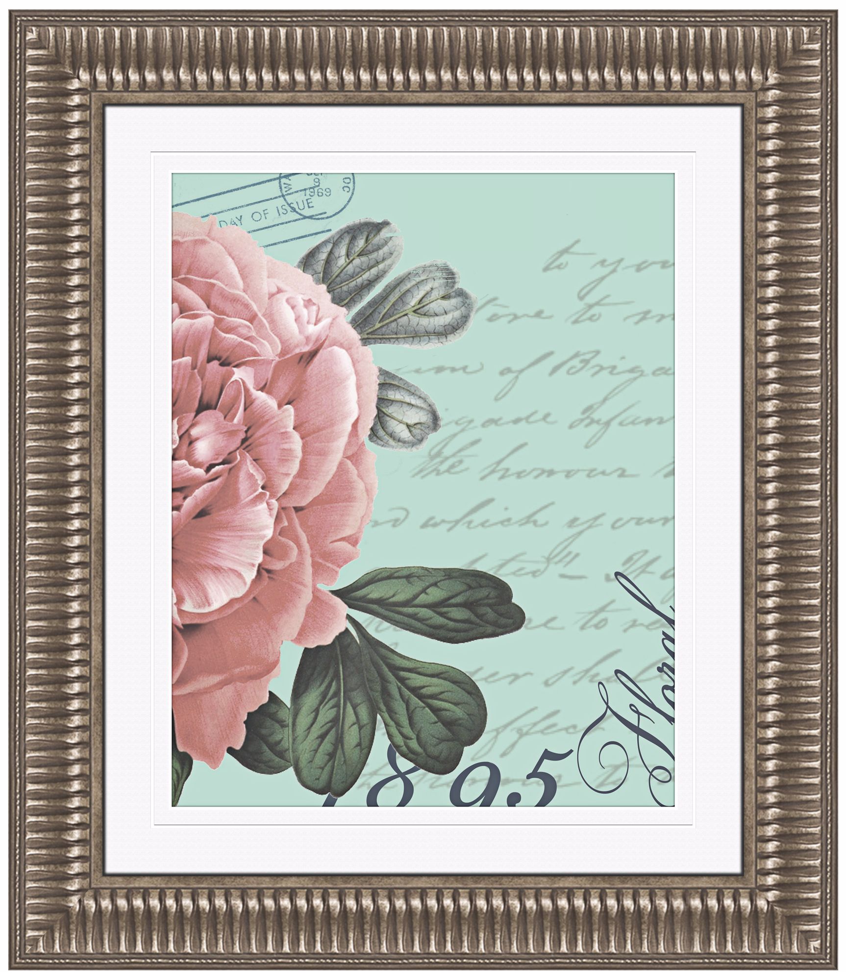 Botanical Flower II 29 1/4" High Framed Wall Art