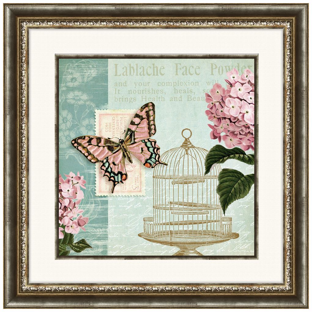 Botanical Garden II 24" Square Floral Wall Art