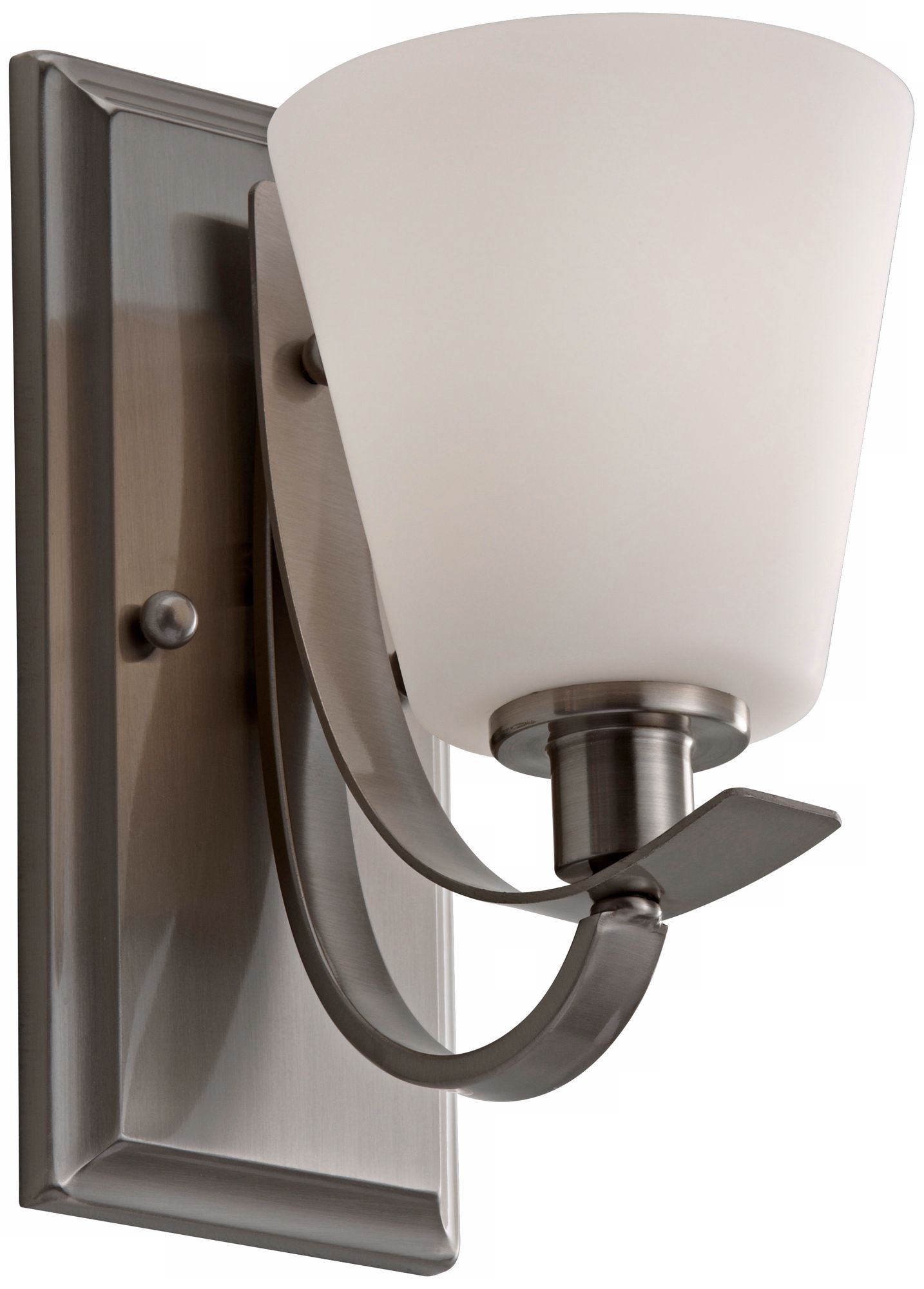 Murray Feiss Spectra 10" High Brushed Steel Wall Sconce