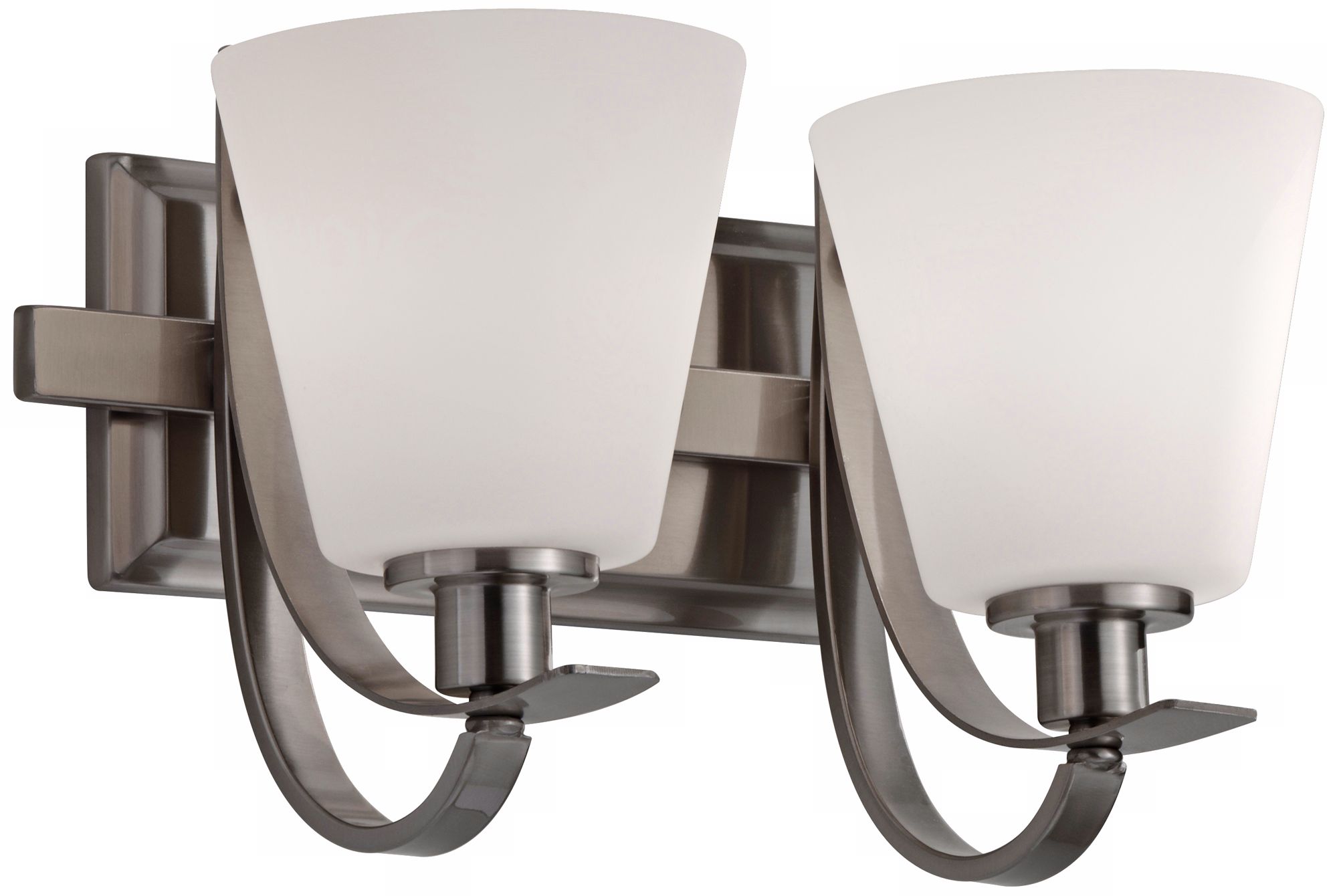 Murray Feiss Bathroom Lighting on Murray Feiss Spectra 13 1 4  Wide Brushed Steel Bath Light    X2354