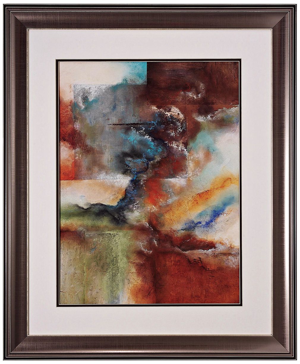 Rare Earth I 35" High Framed Abstract Wall Art
