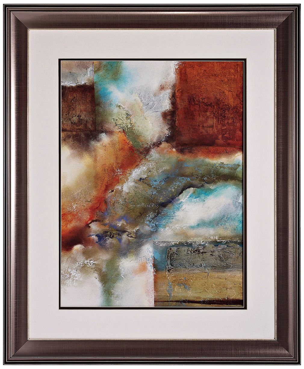 Rare Earth II 35" High Abstract Collage Wall Art