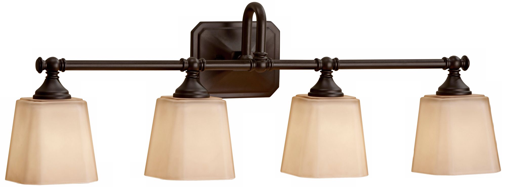 Murray Feiss Concord 4-Light 30" Wide Bronze Bath Light