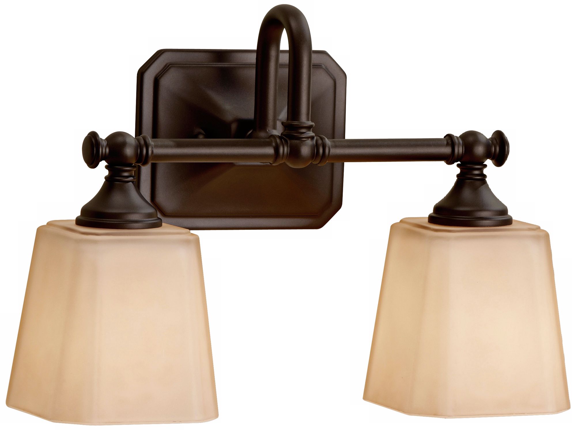 Murray Feiss Concord 2-Light 14" Wide Bronze Wall Sconce