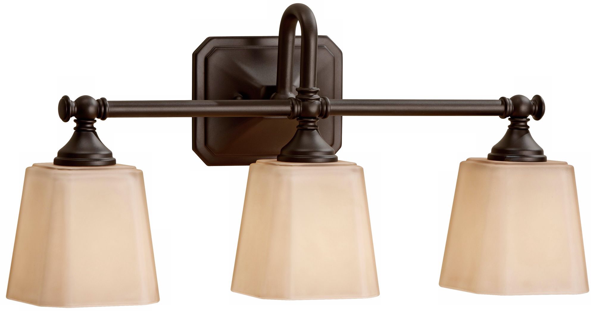 Murray Feiss Concord 3-Light 21" Wide Bronze Bath Light