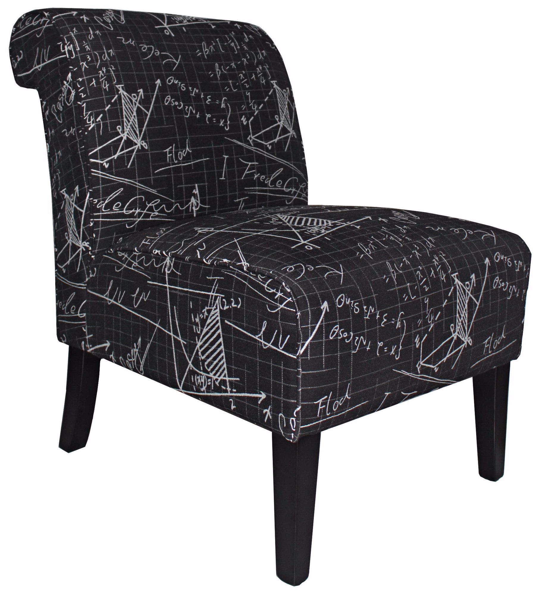Architectural Black Club Chair