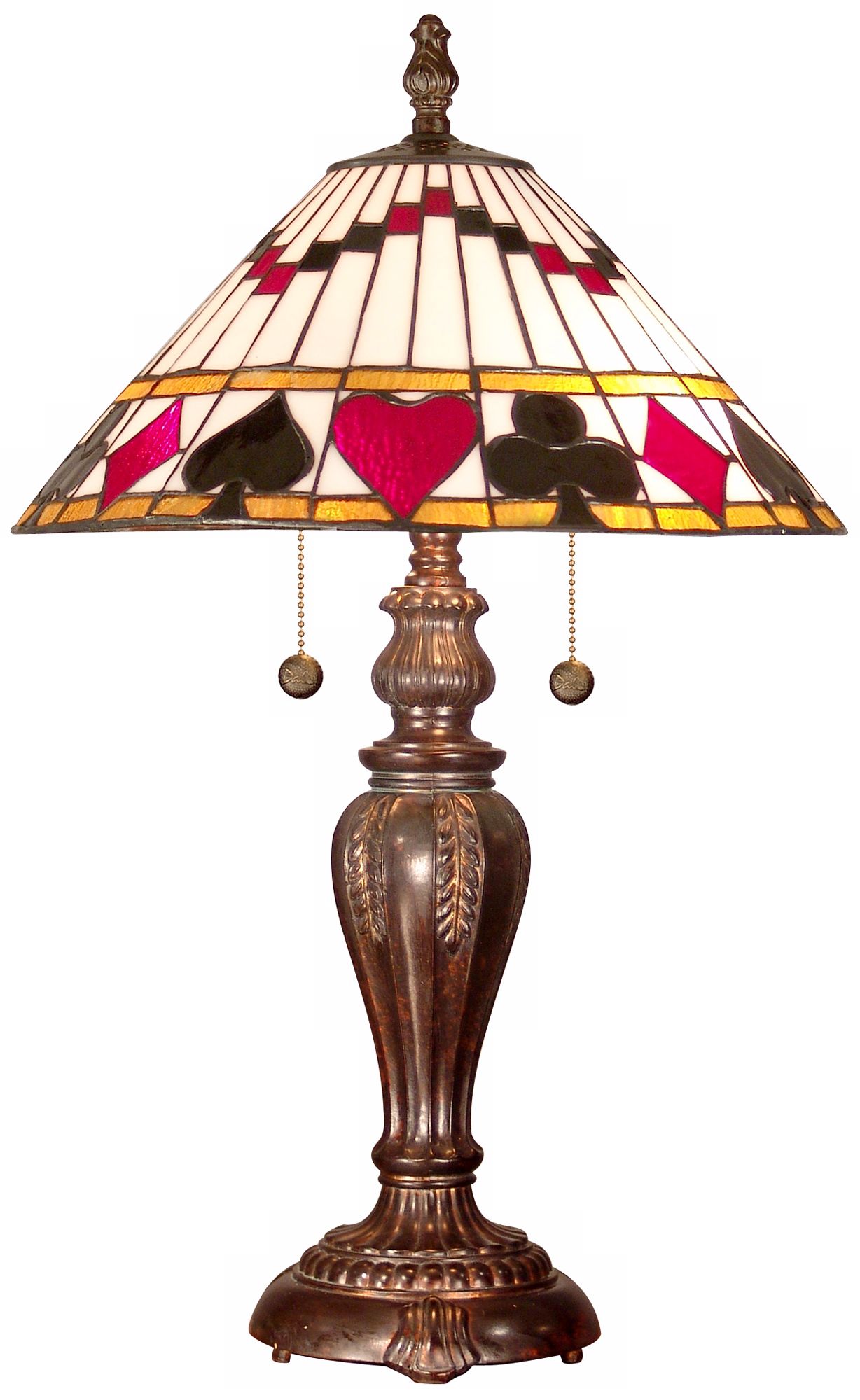 Dale Tiffany Fieldstone Royal Flush Table Lamp