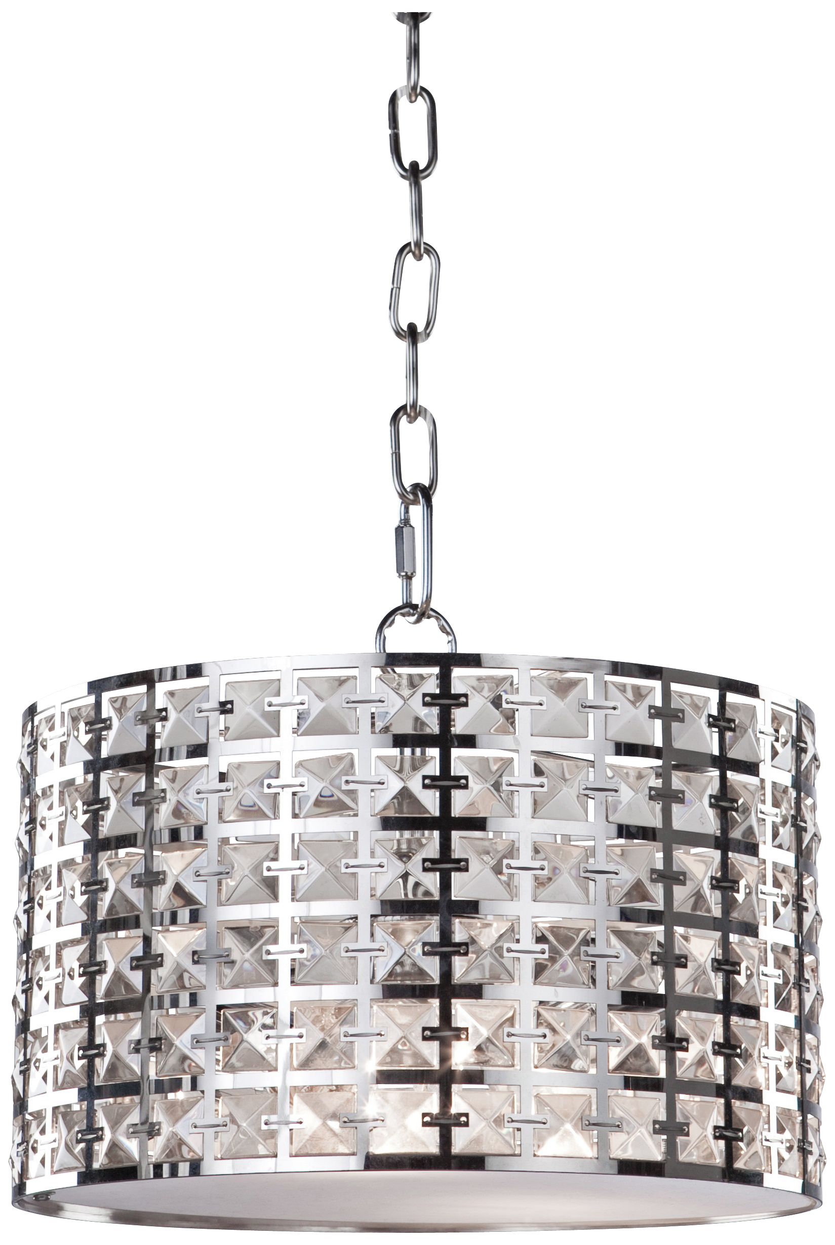 Artcraft Coventry 12" Wide Chrome Pendant Light