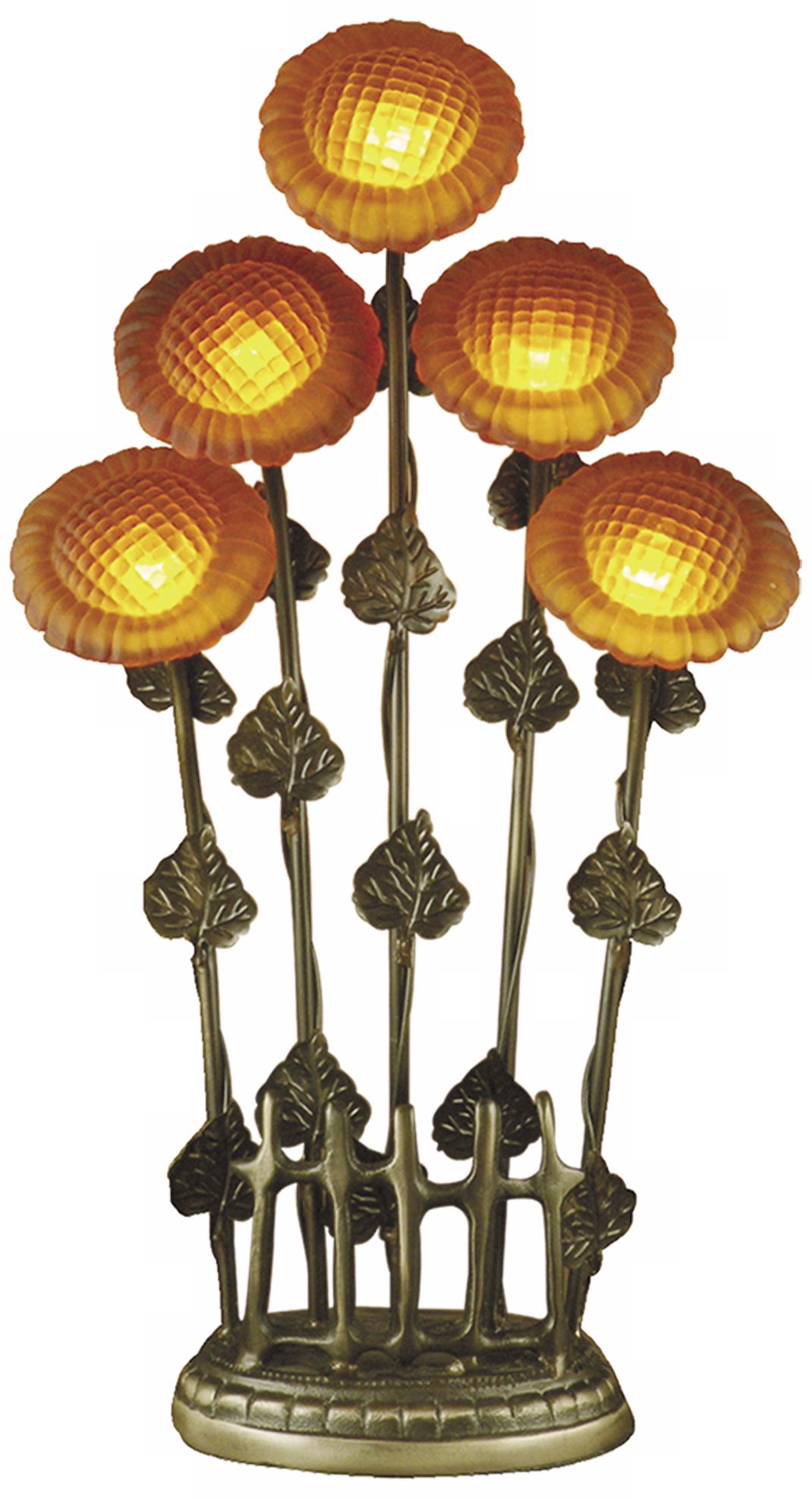 Dale Tiffany Sunflower Glass Table Lamp