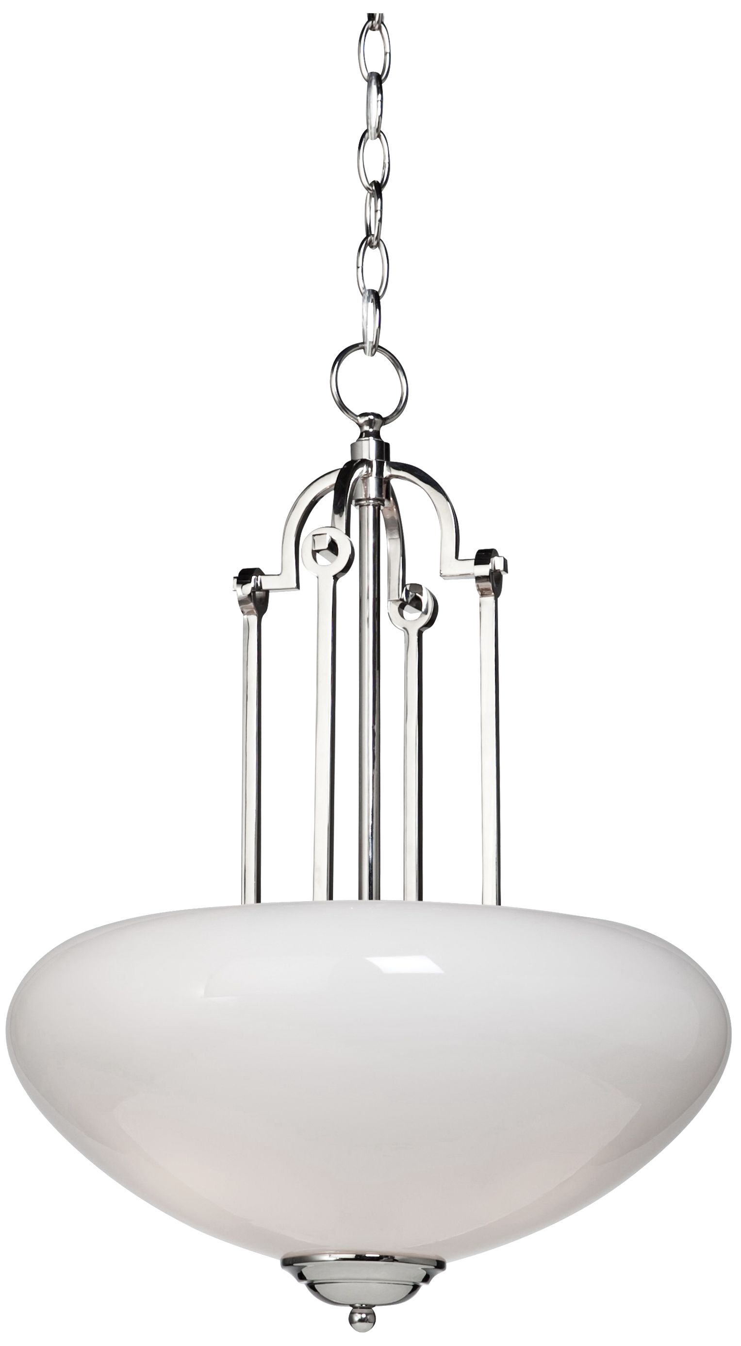 Artcraft Lincoln 16" Wide Opal Glass Pendant Light