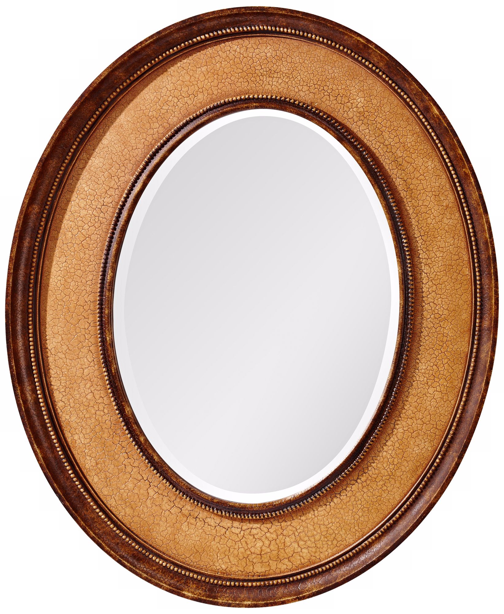 Murray Feiss Evelyn 36" High Oval Wall Mirror
