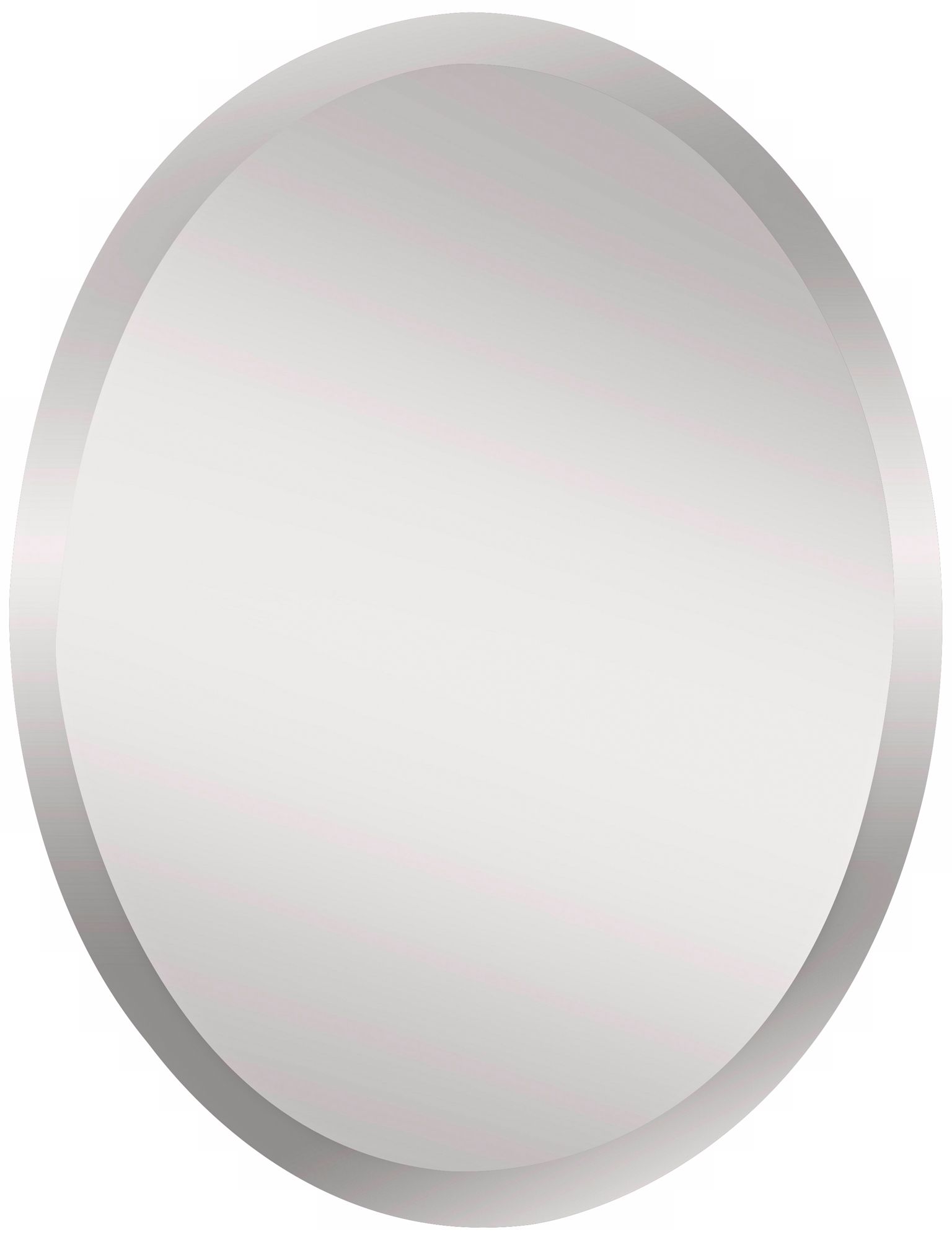Murray Feiss Infinity 28" High Oval Wall Mirror