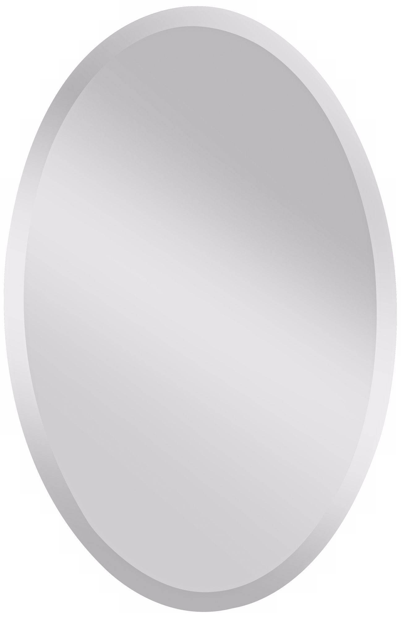Murray Feiss Infinity Oval 36" High Wall Mirror