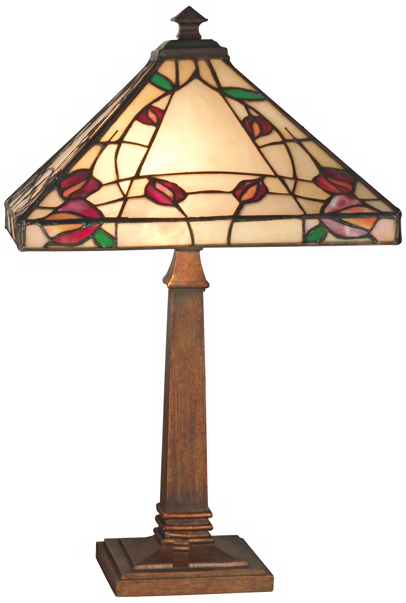 Rose Mission Dale Tiffany Table Lamp