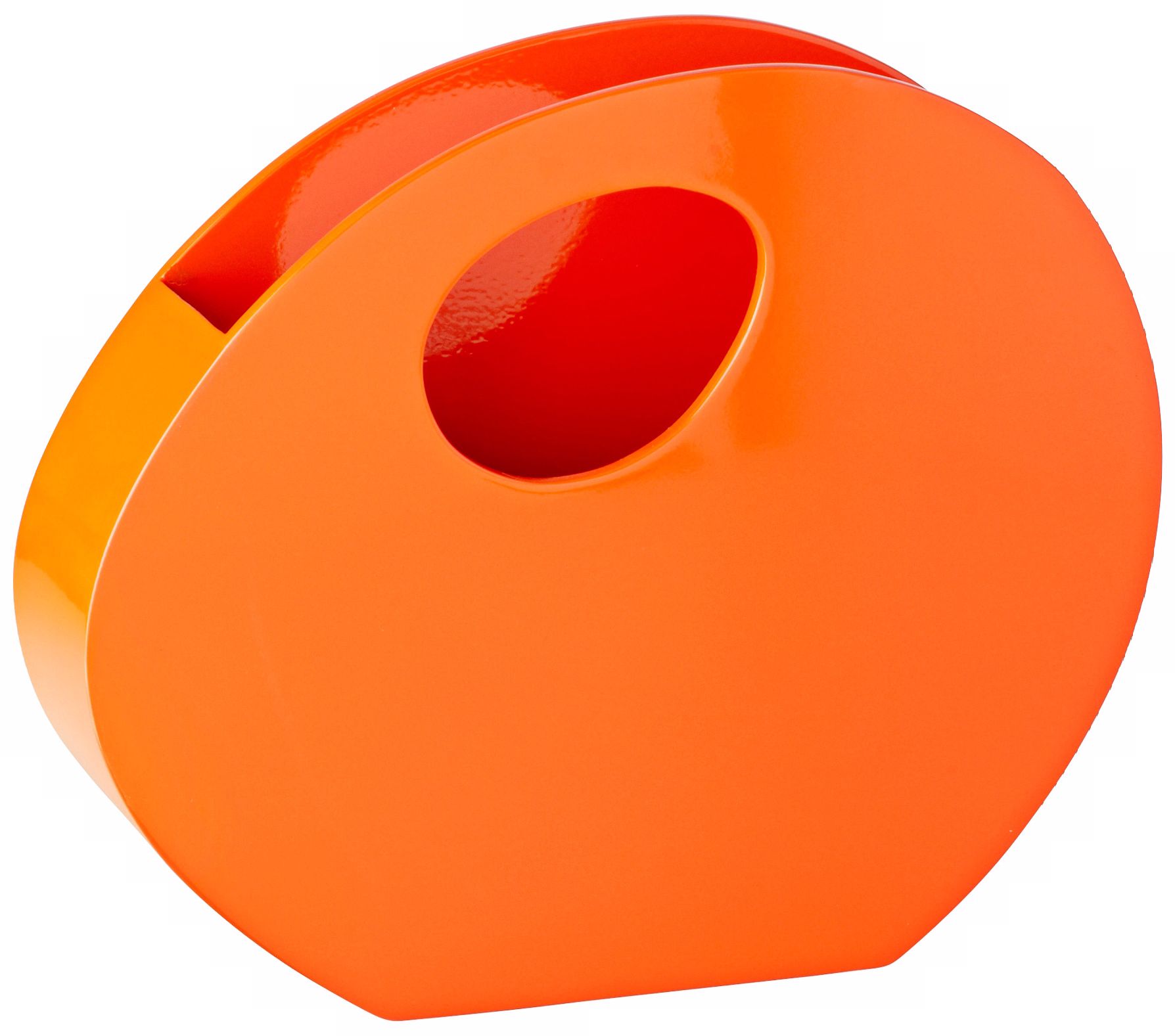 Mulholland Orange Contemporary Container