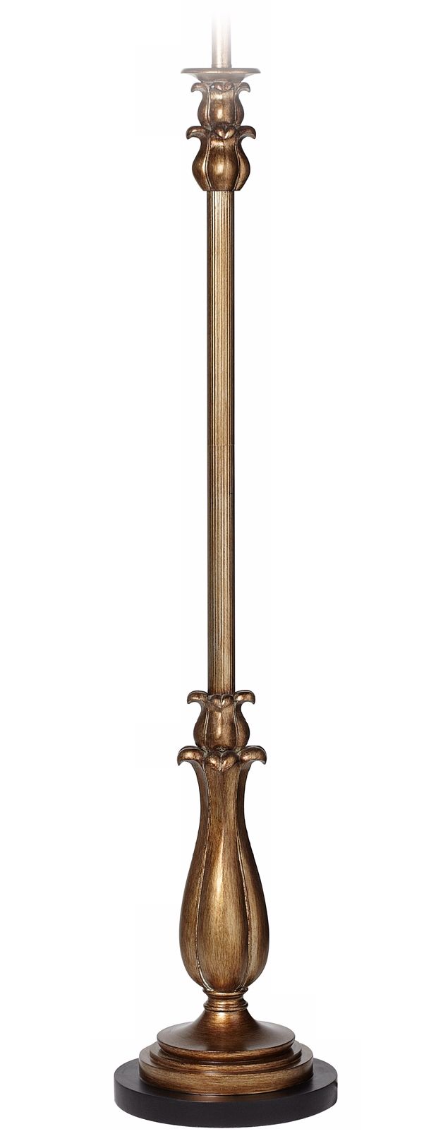 Bronzed Gold Tulip Floor Lamp Base