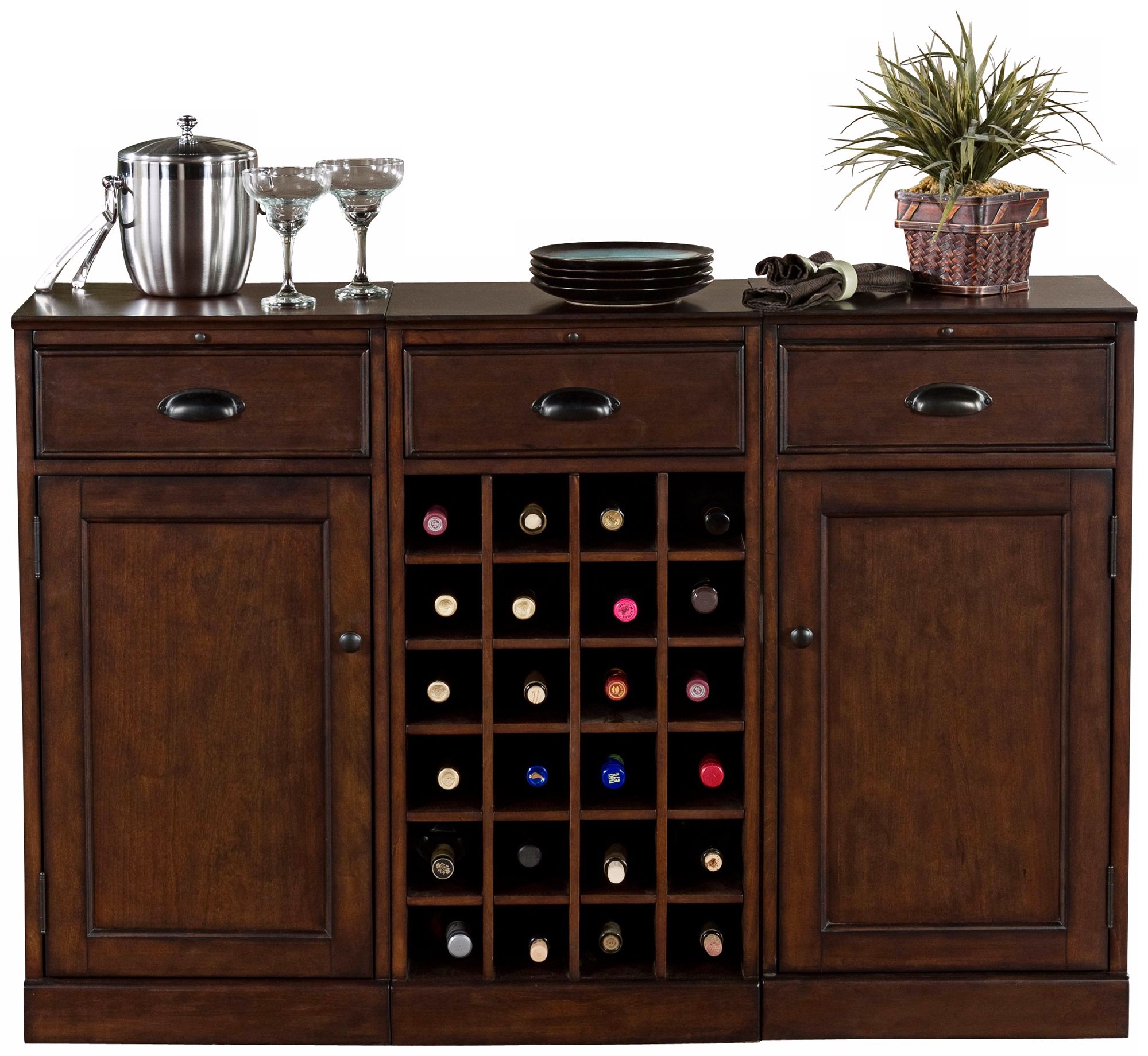 American Heritage Natalia Navajo 3-Piece Modular Bar