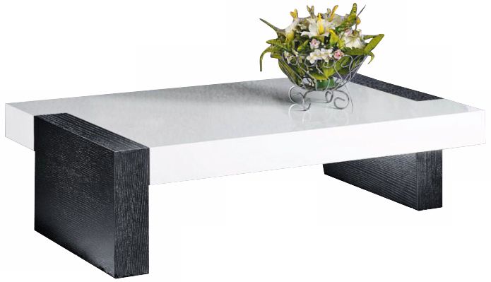 Marymount Black and White Coffee Table