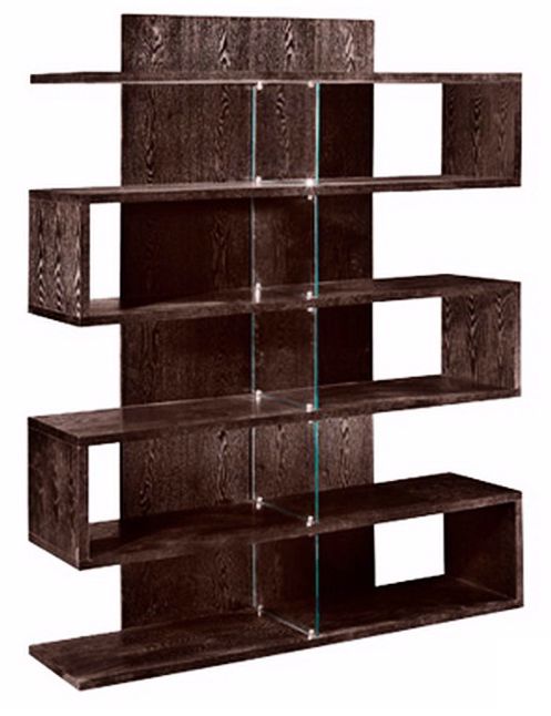 West End Chocolate Modern Bookcase