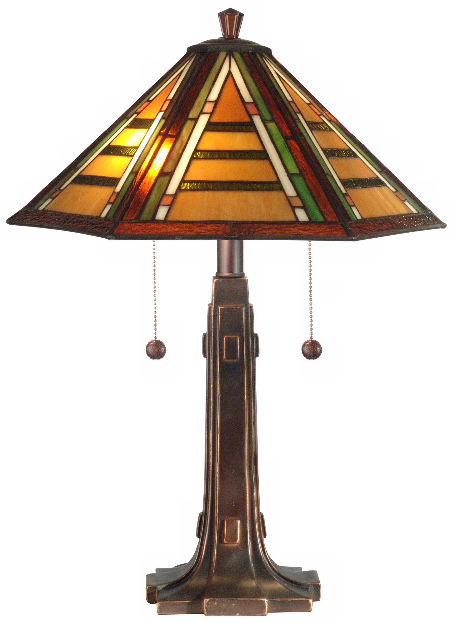 Grueby Golden Sand Dale Tiffany Table Lamp