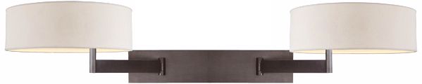 Sonneman Beam Black Plug-In Swing Arm Double Wall Light