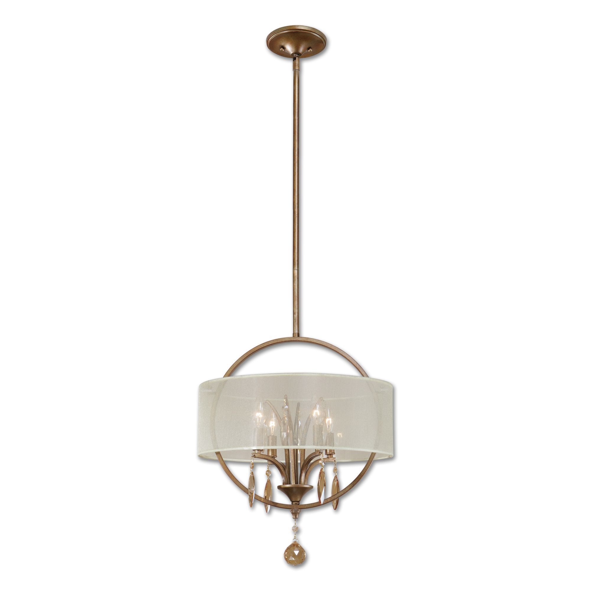 Uttermost Alenya 4-Light 18" Wide Burnished Gold Pendant