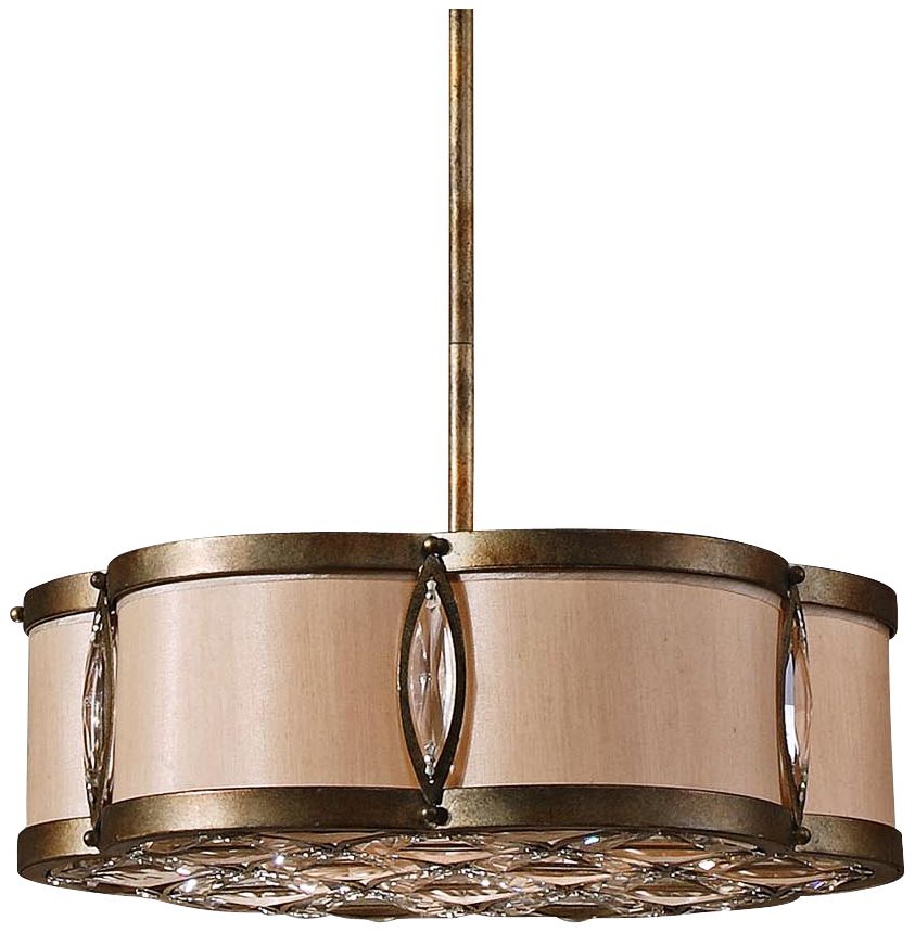 Uttermost Tresigallo 3-Light 18" Wide Bronze Pendant Light