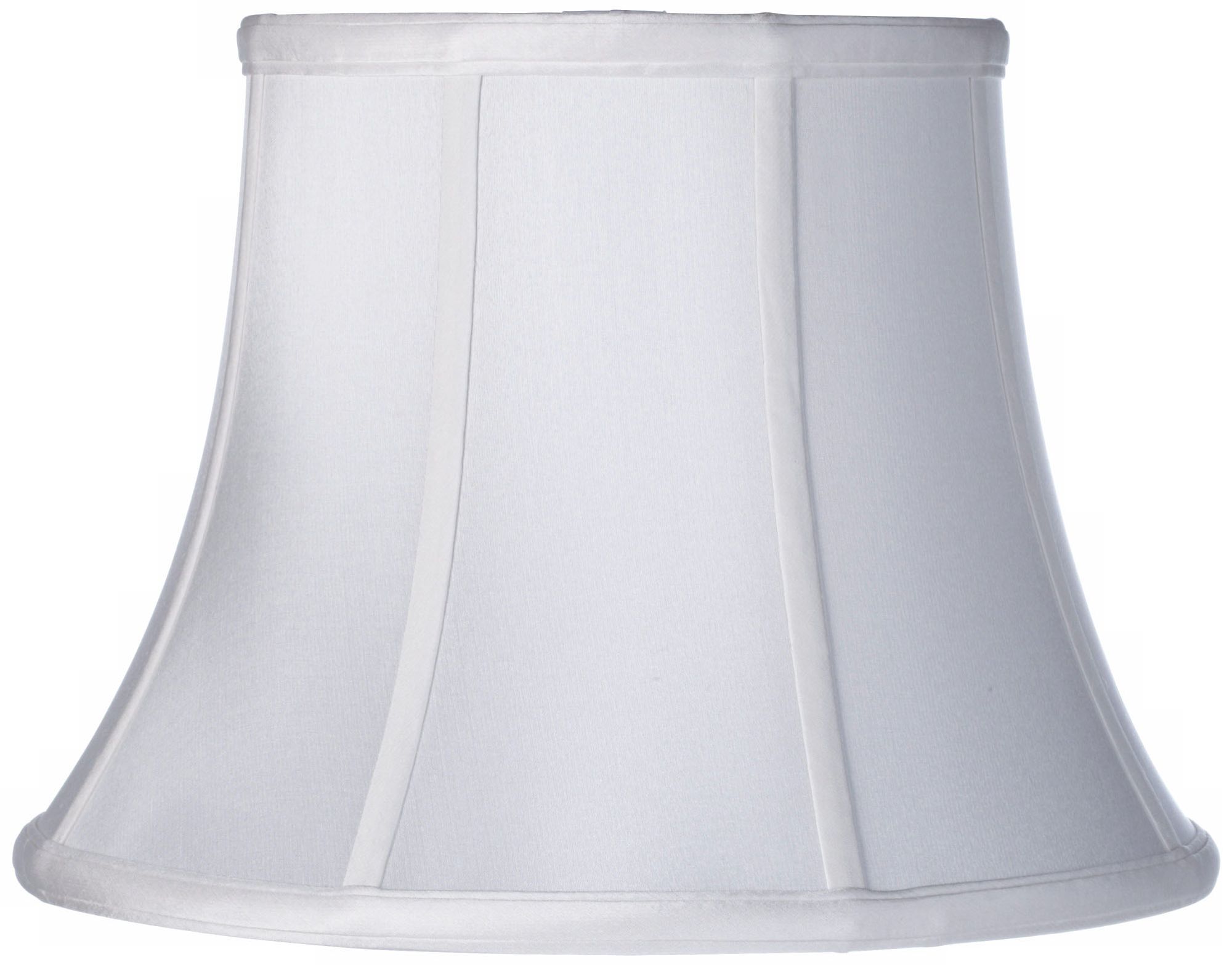 White Silk Bell Shade 6.5x12x9.25 (Spider)