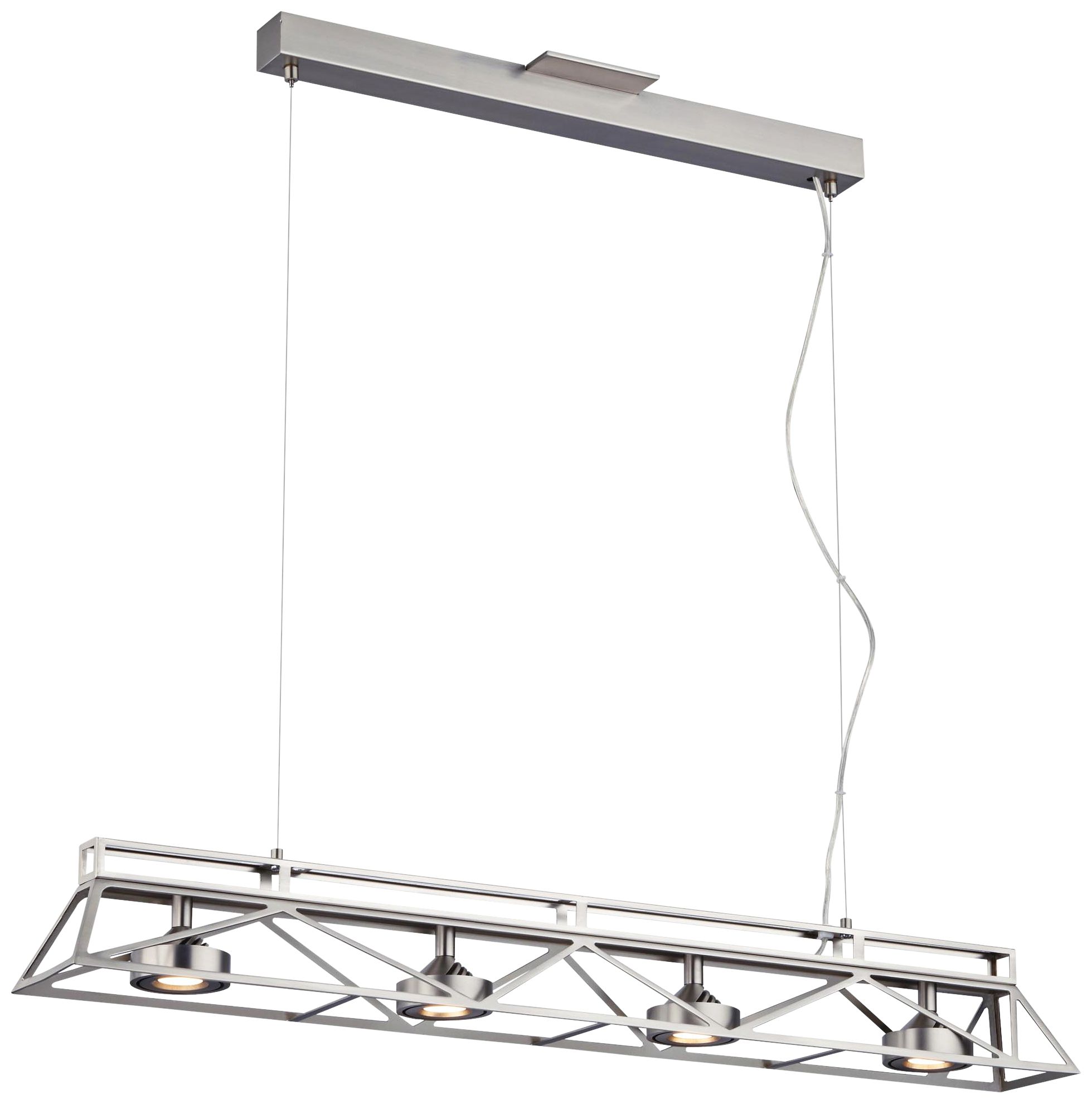 Forecast Bridge LED 36 1/2" Nickel Island Chandelier