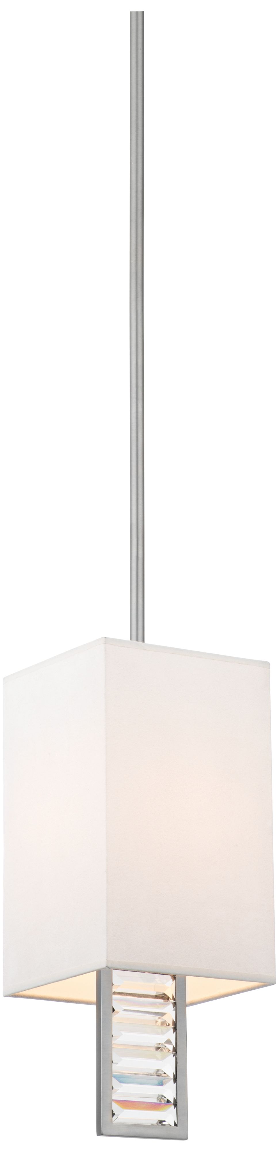 Forecast Zsa Zsa 6" Wide Brushed Nickel Mini Pendant